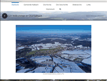 Tablet Screenshot of oberkalbach.de